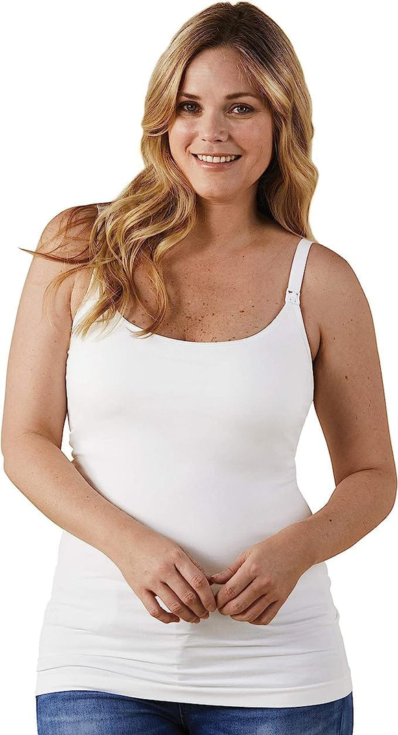 BRAVADO! DESIGNS Women's Seamless Classic Nursing Cami Maternity Tank for Breastfeeding