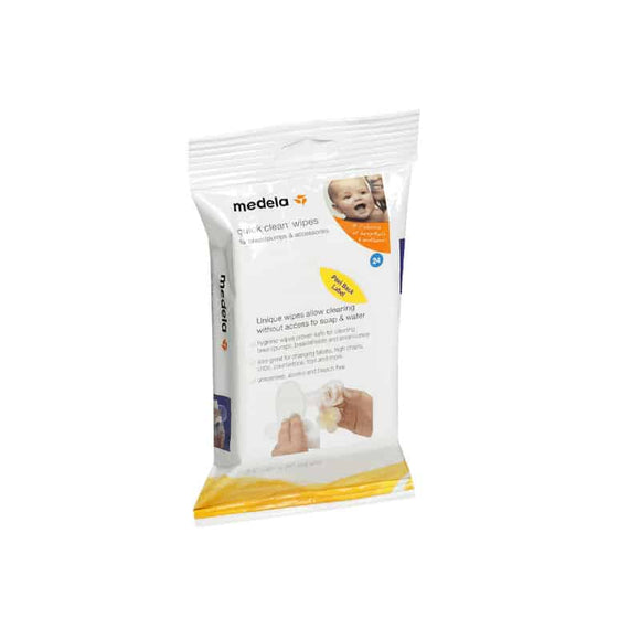 Medela Quick Clean Breast Pump And Accessory Wipes