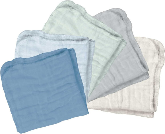 Green Sprouts Reusable Absorbent Muslin Cloths Made from Organic Cotton