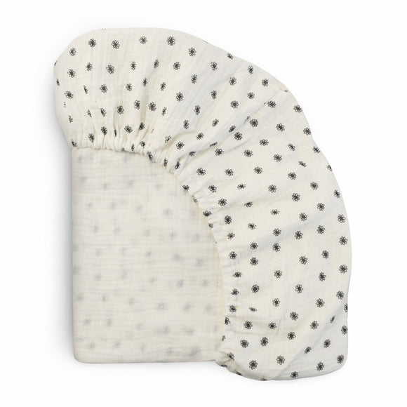 Mushie Extra Soft Muslin Crib Sheet