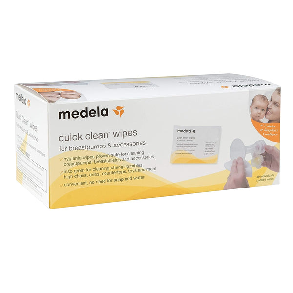 Medela Quick Clean Breast Pump And Accessory Wipes