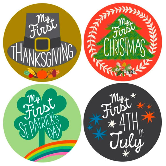 Lucy Darling My First Holiday Milestone Stickers