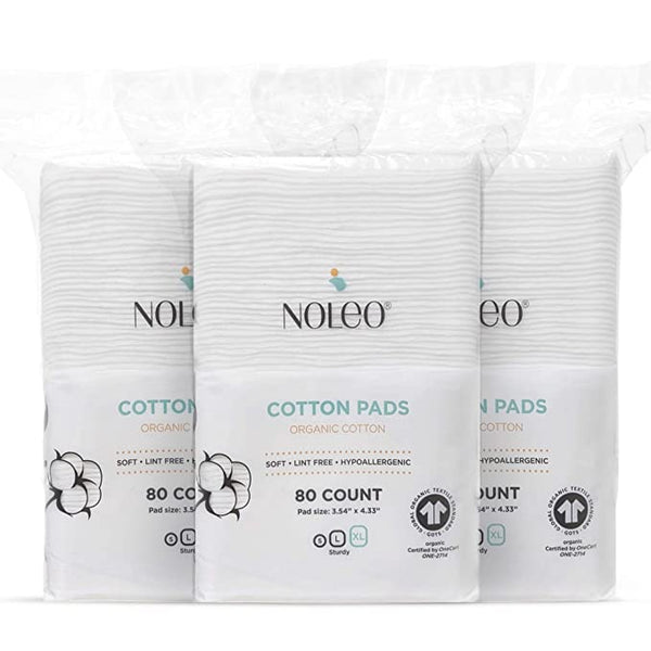 NOLEO Organic Cotton Pads