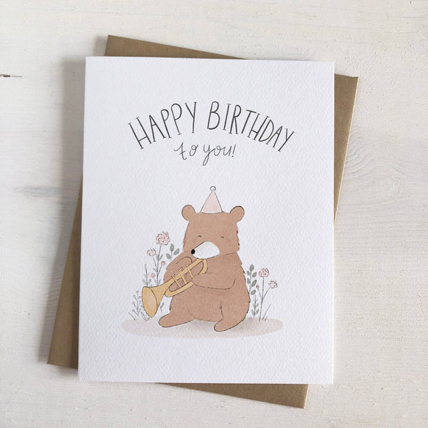 Fox & Bear Paper Co. - Happy Birthday Bear Greeting Card
