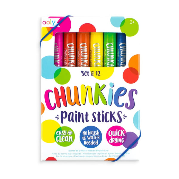 Ooly Chunkies Paint Sticks, Set of 6