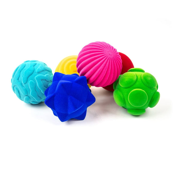 Rubbabu Whacky Ball Assortment 4" w/ Tray