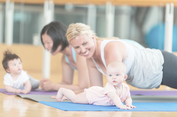 Mommy baby prenatal yoga